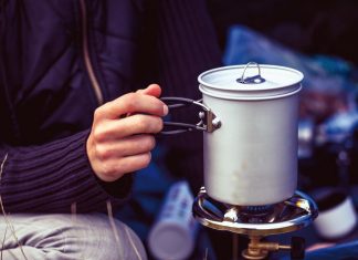 Vacanza in tenda: la Cucina da campo
