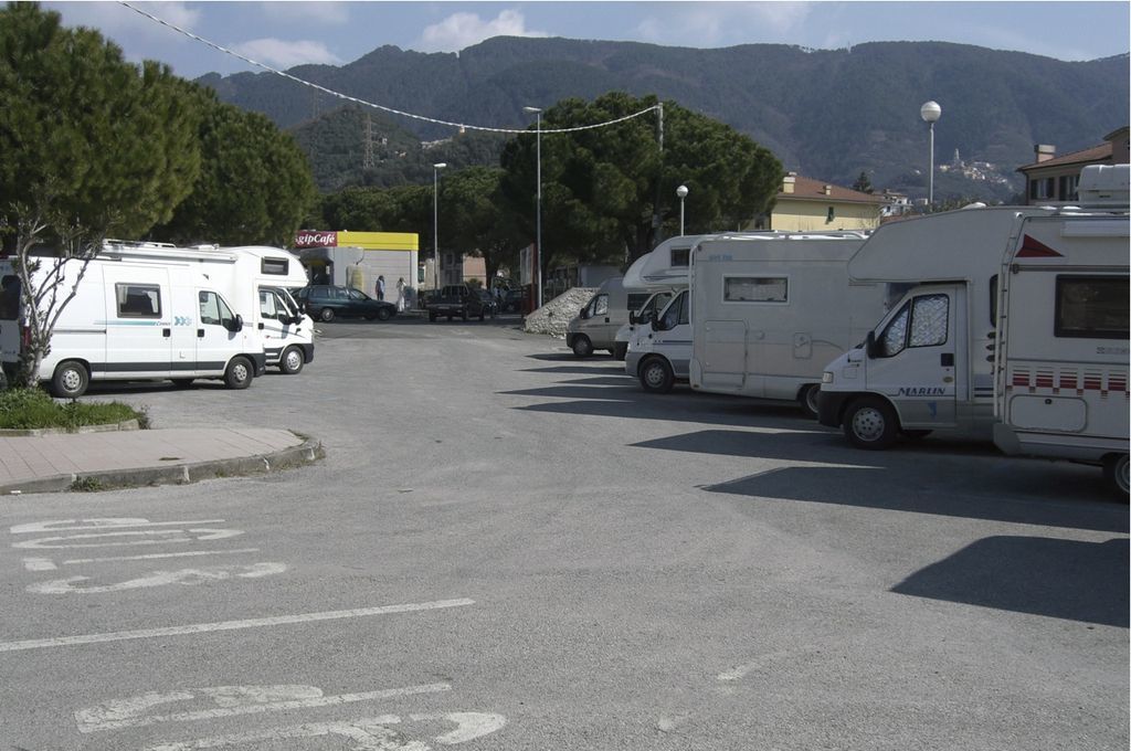 Levanto, area sosta camper