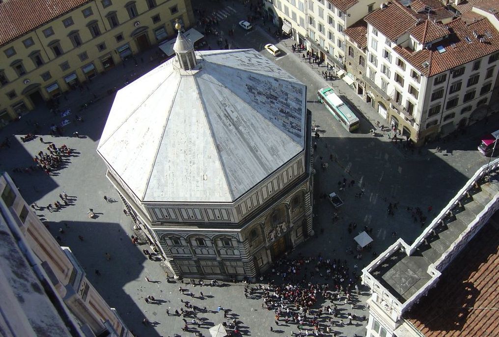 Firenze, Il Battistero visto dll'alto