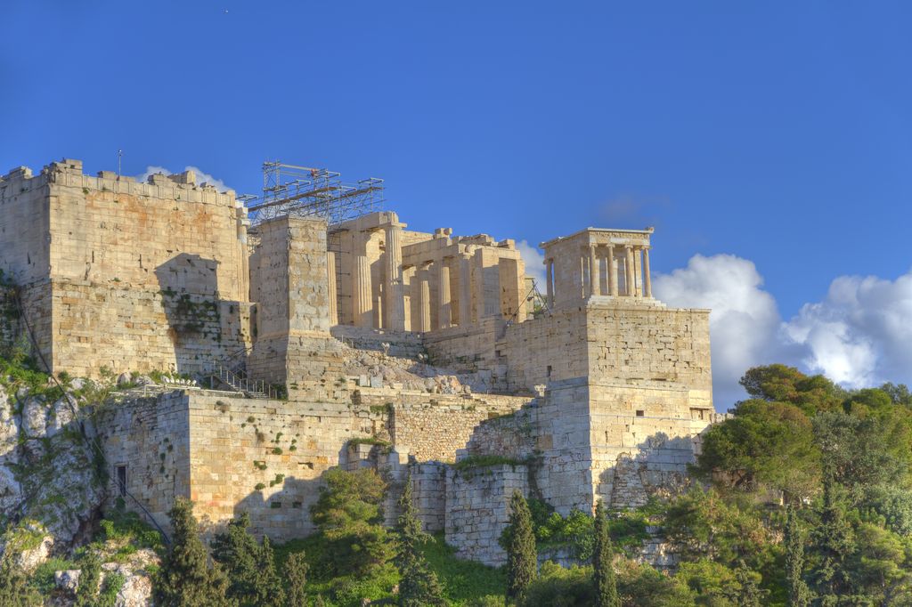 Acropoli di Atene vista da Aeropago