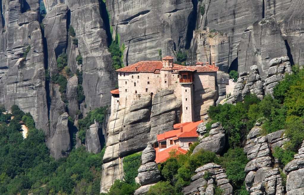 Il Monastero di Roussanou a Meteora