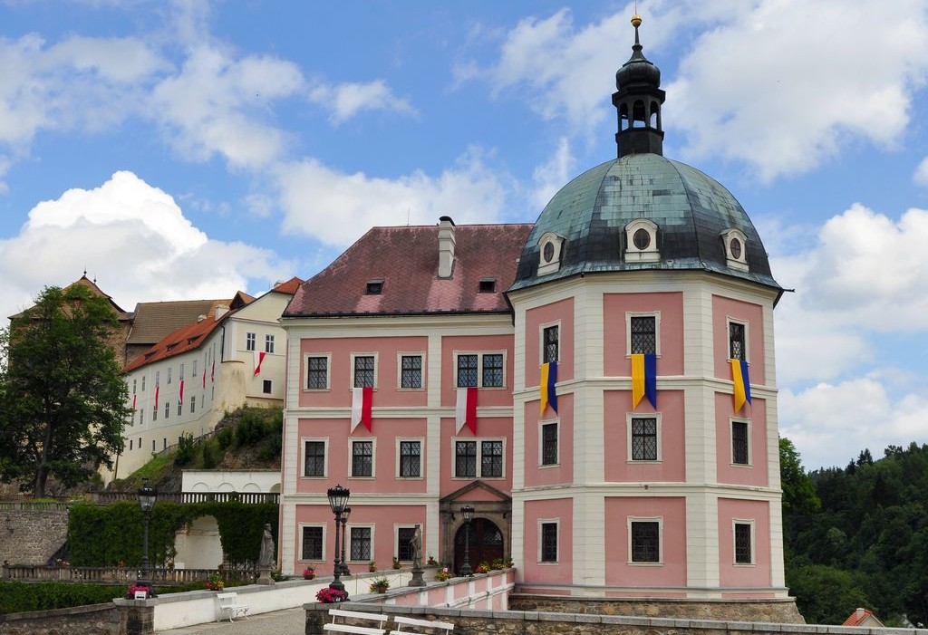 Un palazzo del Castello di Becov nad Teplou
