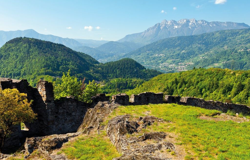 Veduta dal castello di Pergine
