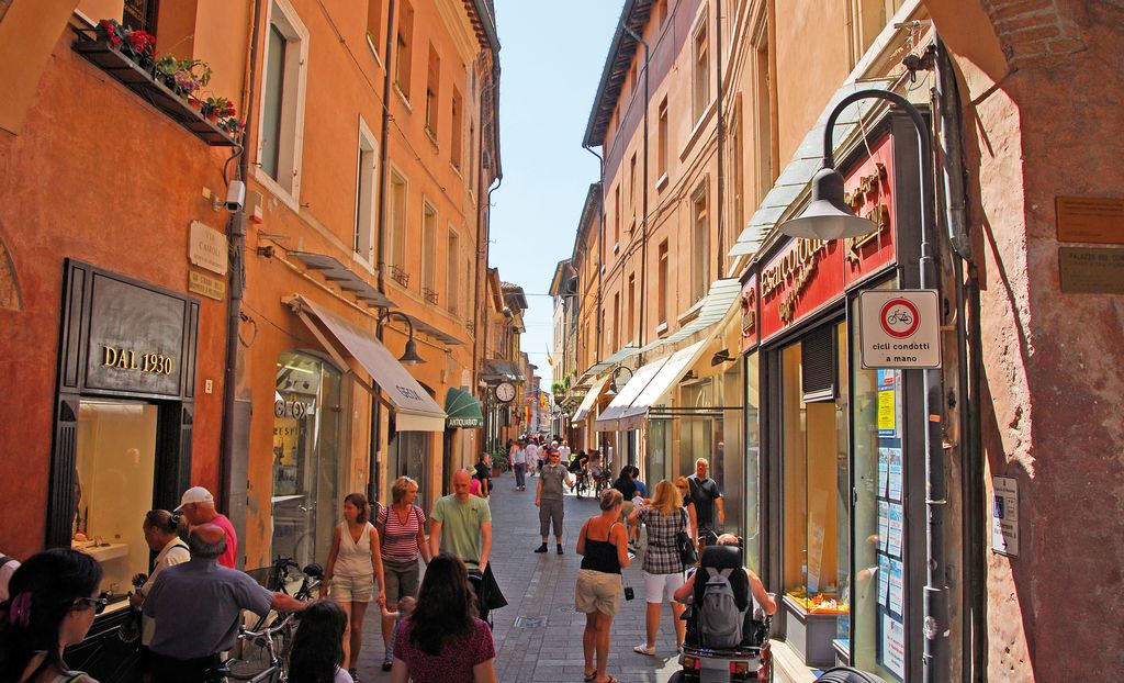 Via nel centro di Ravenna