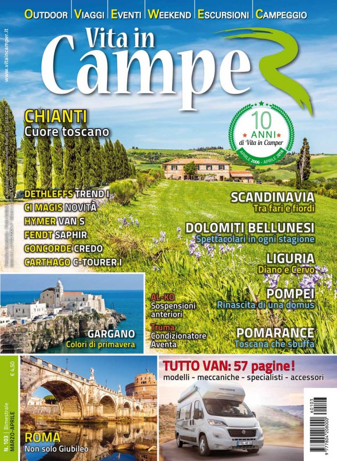 Copertina Vita in Camper 103