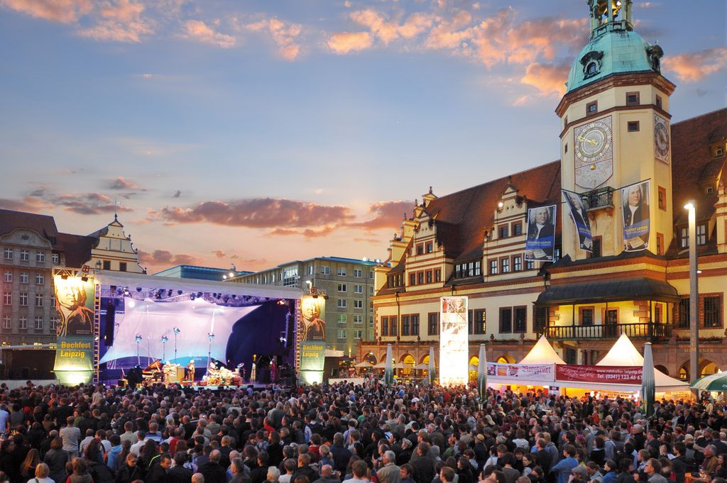 Bachfest a Lipsia, concerto nella Piazza del Mercato