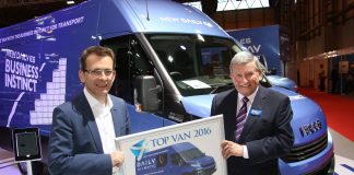 Pierre Lahutte riceve il premio Top Van 2016