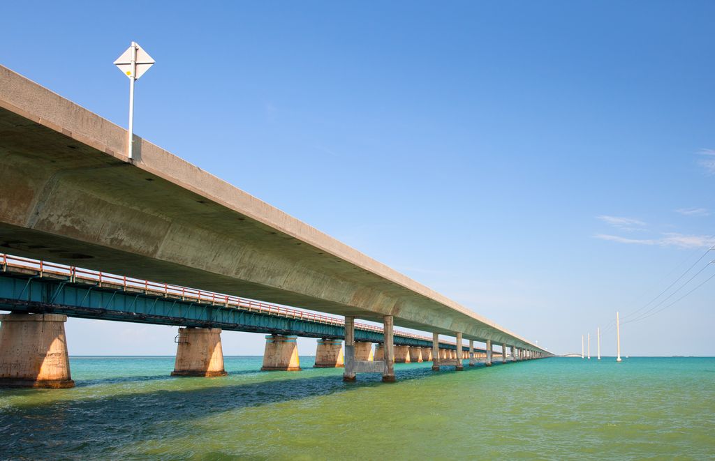 Overseas Highway che collega le Keys alla Florida