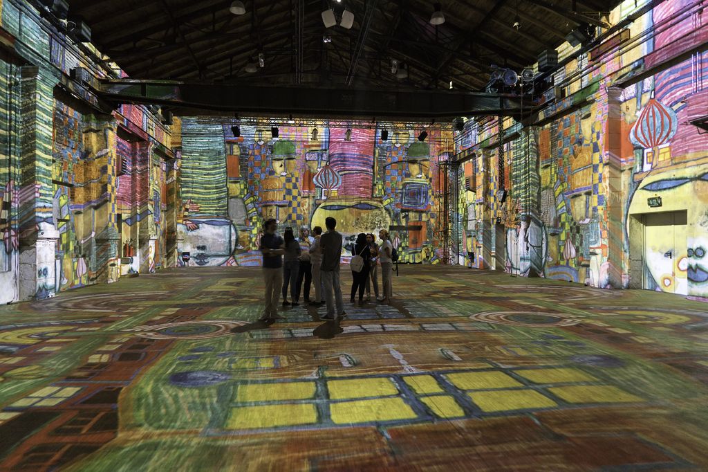 Hundertwasser Experience by Immersive Art Factory © Kunstkraftwerk Leipzig