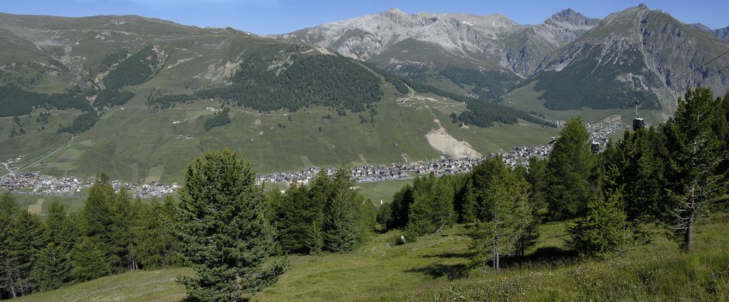 Livigno dall'alto