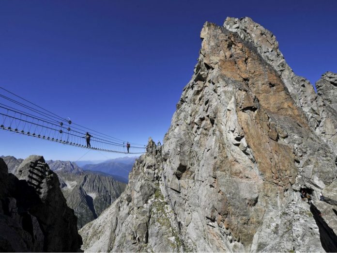 Le passerelle aeree del Sentiero dei fiori (Photodigital Veclani)
