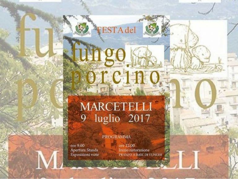 Sagra del porcino a Marcetelli: così inizia l’estate a Rieti
