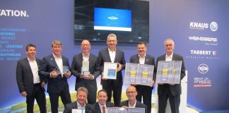 La Knaus Tabbert Management riceve i premi