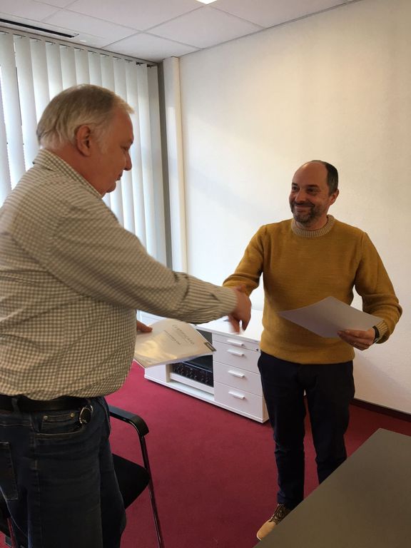 Consegna diploma partecipazione