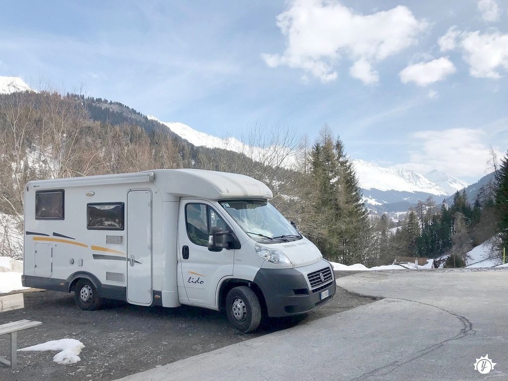 Montagna e camper
