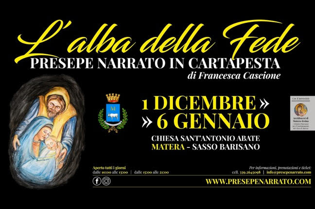 Presepe narrato nei Sassi di Matera