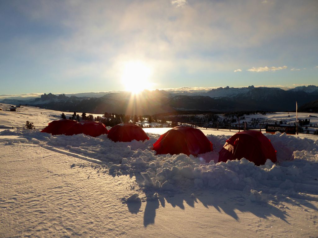 Biwak Camp Alpe di Villandro by Matthias Hofer