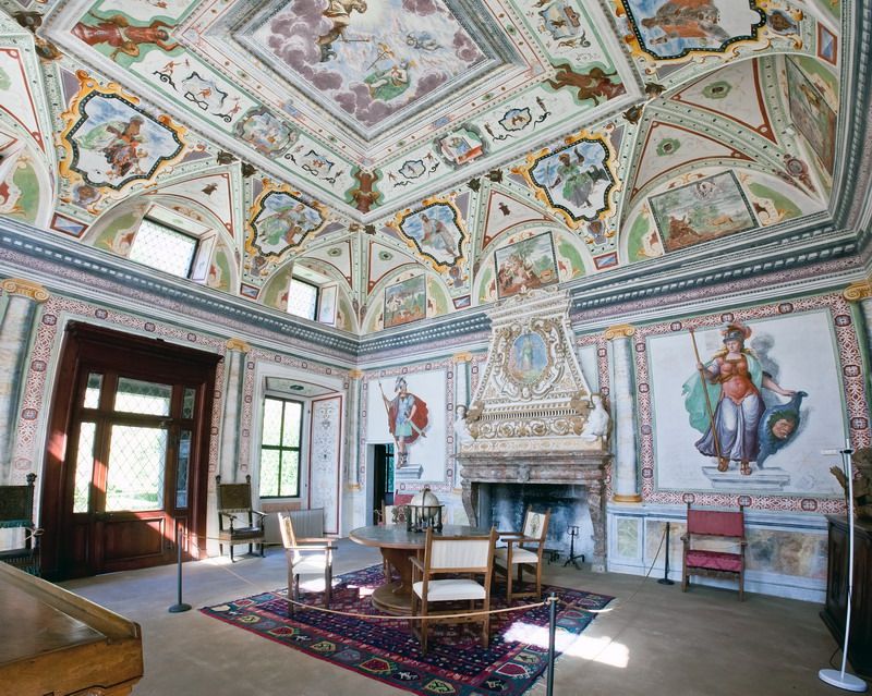 Palazzo Vertemate Sala Giove e Mercurio