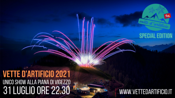 Vette d’artificio “special edition” il 31 luglio alla Piana di Vigezzo