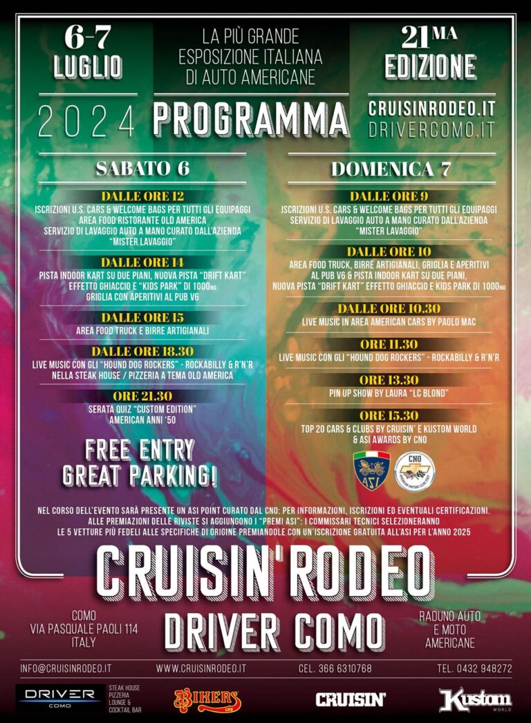 21° Cruisin’ Rodeo