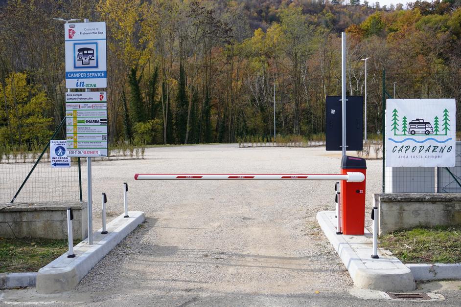 area sosta camper Toscana