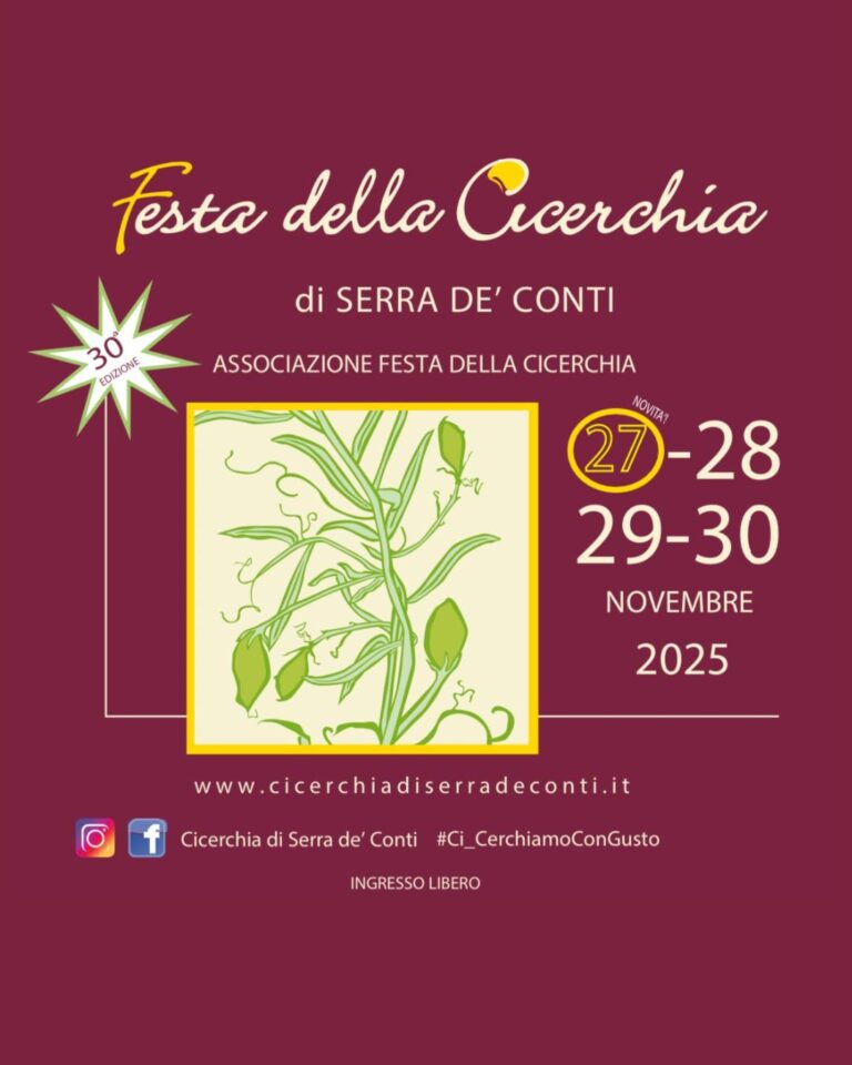 Serra de’ Conti (AN): 30ª Festa della Cicerchia