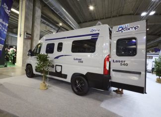 Blucamp Laser 540: il camper compatto e sportivo